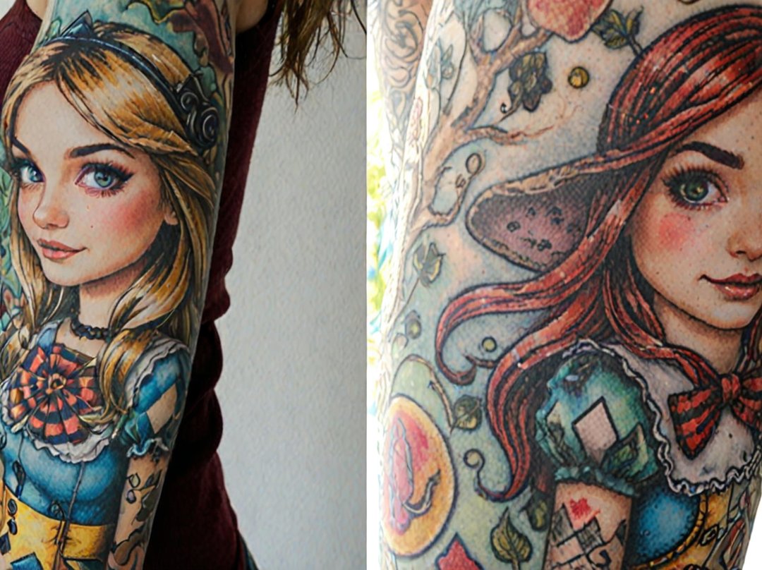 tatouage de couleur