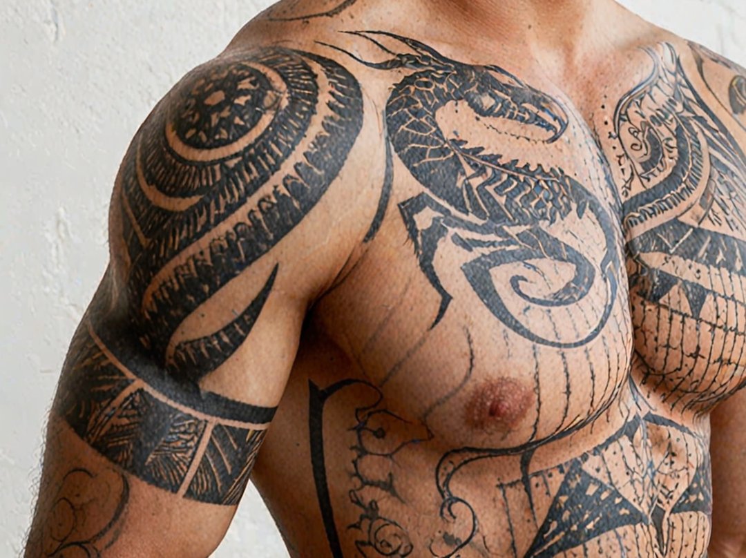 tatouage polynesien scorpion